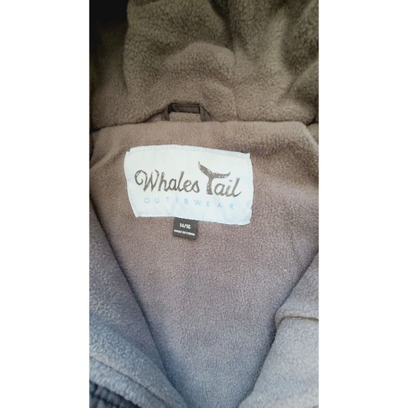 Whales Tail Outerwear Winter Jacket Size‎ 14/16 - Black / Gray - Picture 3 of 5